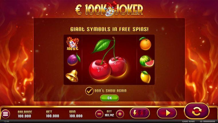 100K Joker | Online Casino Gokkast | uitleg