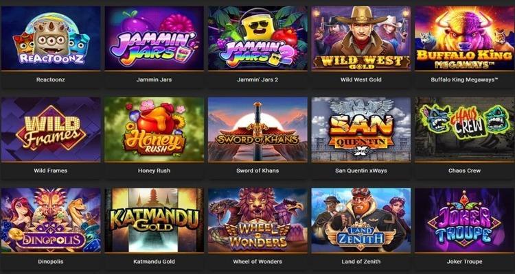 Vegadream Casino spelaanbod