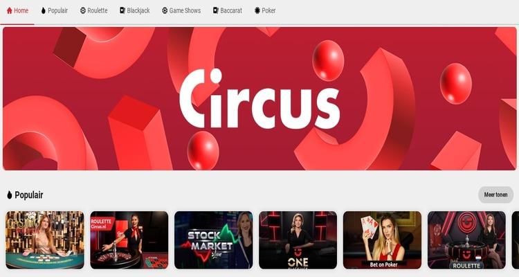 Circus Casino live spellen