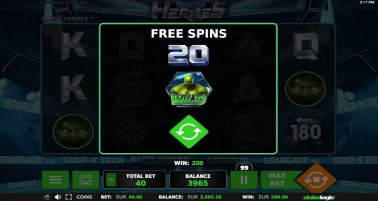 Darts Heroes slot Free Spins