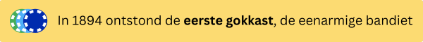 Eerste gokkast