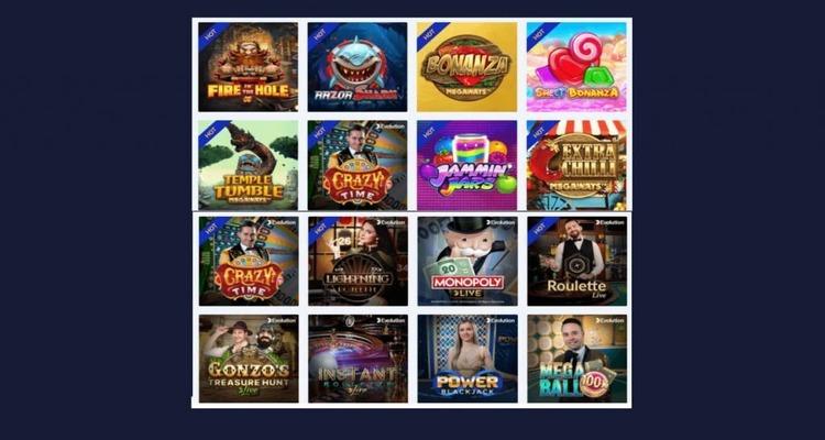 Kansino Casino spelaanbod