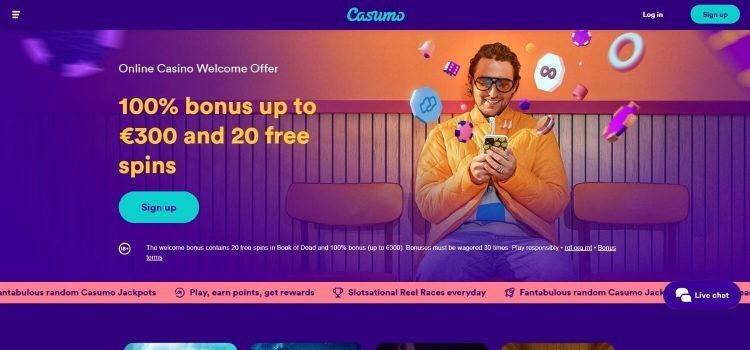 Casumo Casino Welkomstbonus