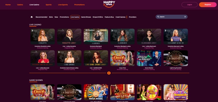Happy Spins | Beste Online Casino Reviews | spelshows