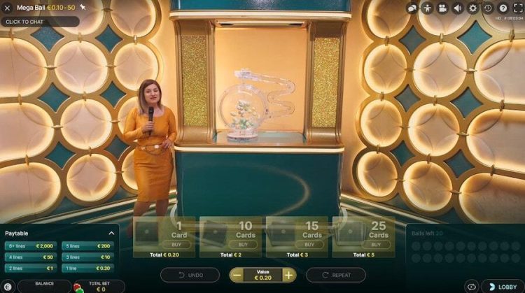 Mega Ball Live Casino