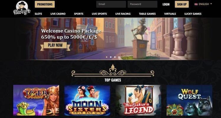 Harry's Casino welkomstbonus