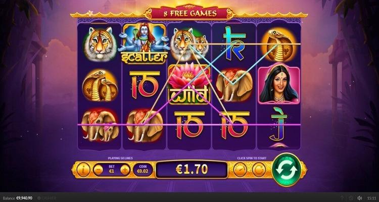 Mystical India gokkast free spins