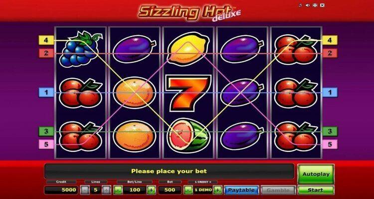 Sizzling Hot Deluxe slot Winlijnen