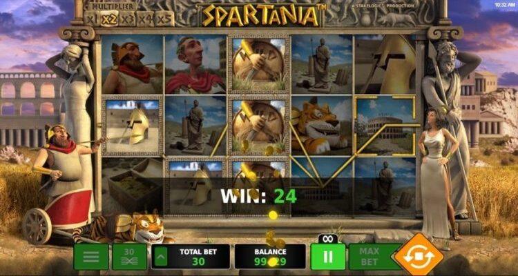 Spartania online slot winst