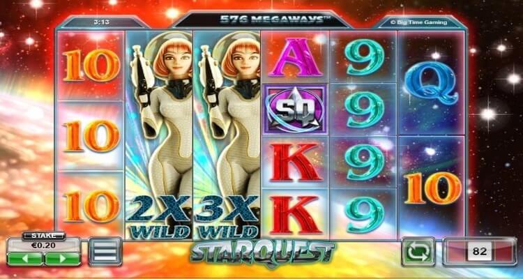 Starquest gokkast bonus feature