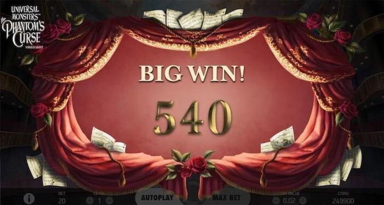 The Phantom of the Opera Big Win