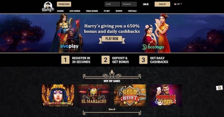 Harry's Casino | Beste Online Casino Reviews | online gokken