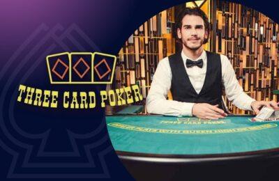 live three card poker door evolution