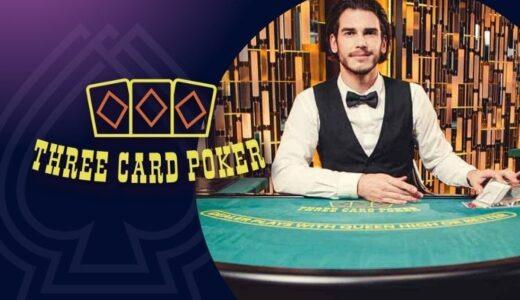 live three card poker door evolution