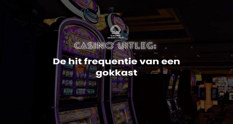 De hit frequentie van een gokkast