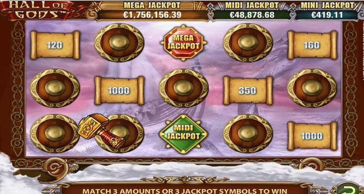 Hall of Gods slot Jackpots