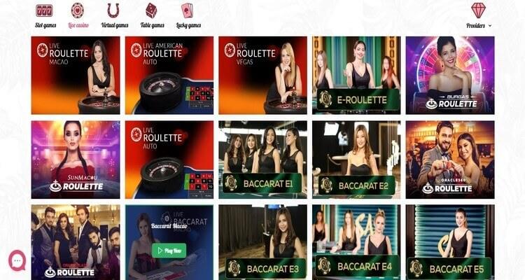 Lady Linda Live Casino