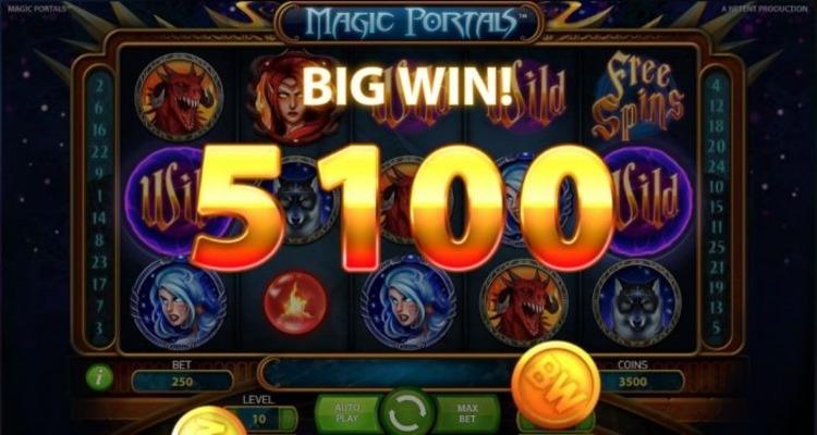 Magic Portals gokkast big win