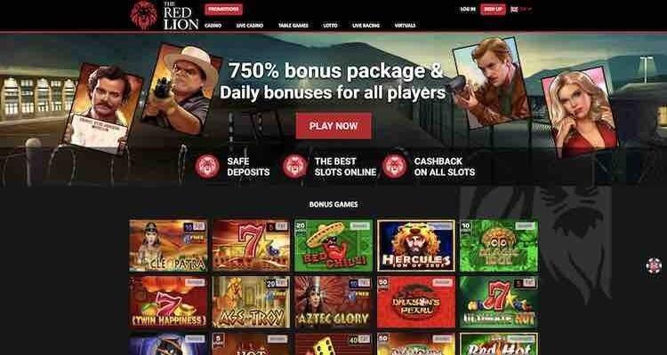 The Red Lion Casino welkomstbonus
