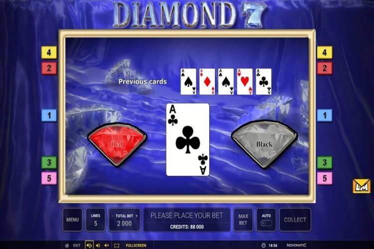 Diamond 7 Gamble Feature