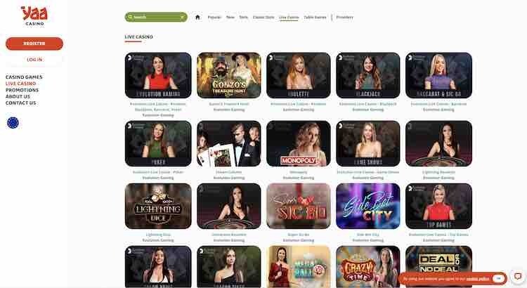 Yaa Casino | Beste Online Casino Reviews | live casino spelen