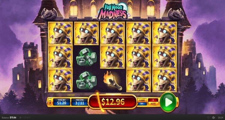 Full Moon Madness slot winst