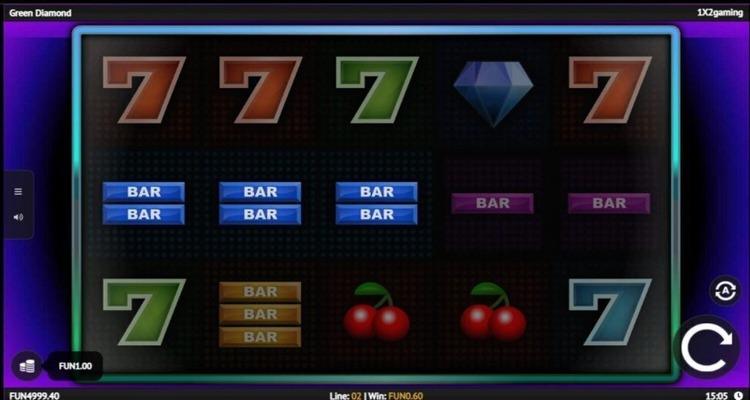 Green Diamond slot wincombinatie