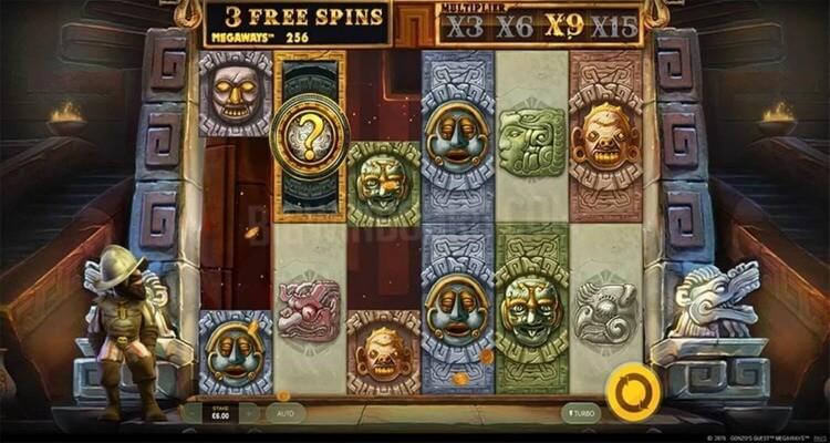 Gonzo's Quest Megaways free spins