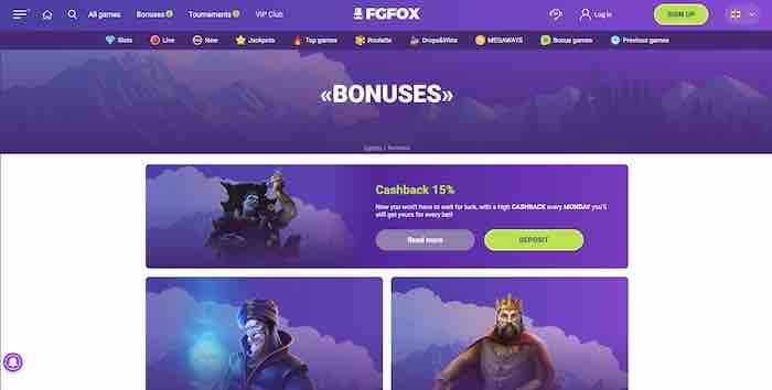 FGFOX | Beste Online Casino Reviews | casino bonus