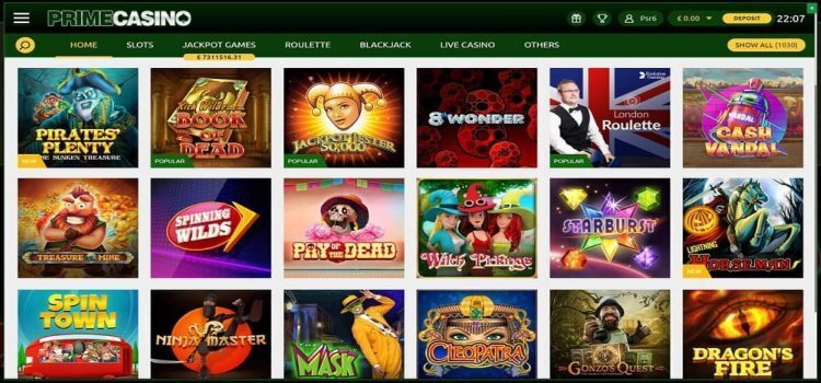 Prima Casino Gokkasten