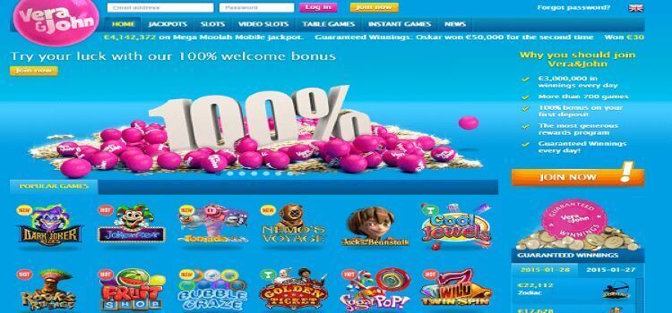 VERA & JOHN CASINO| Beste Online Casino Reviews | online gokkasten