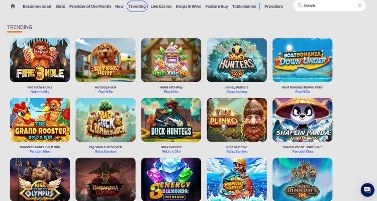 Quickslot casino spellen