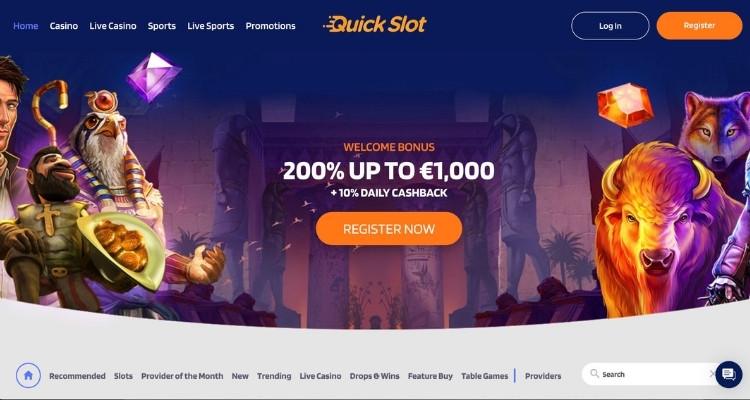 Quickslot casino welkomstbonus
