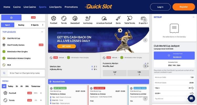 Quickslot sportsbook
