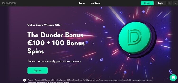 Dunder Casino | Beste Online Casino Reviews | online casino vergelijker