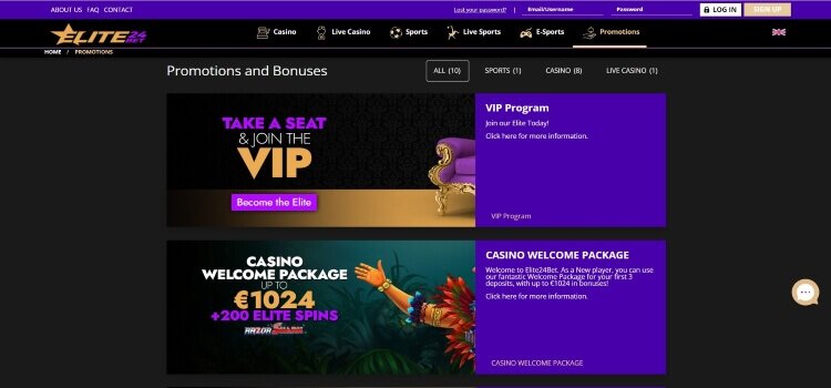 Elite24Bet | Beste Online Casino Reviews | live casino