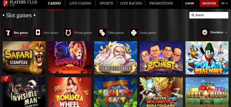 Players Club VIP casino spellen