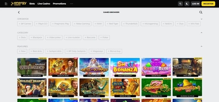Energy Casino | Beste Online Casino Reviews | online casino vergelijker