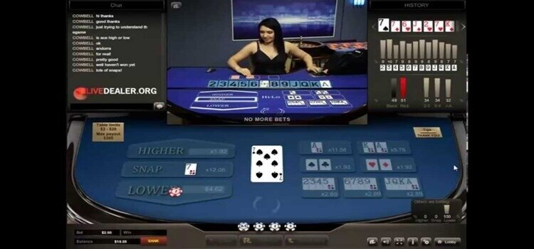 Live Hi-Lo speel online