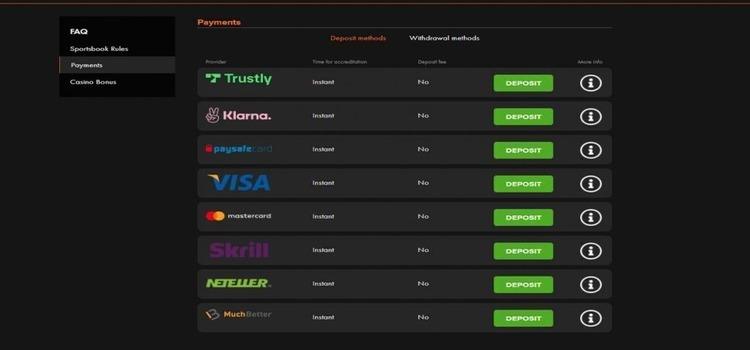 Casino Winner geld storten