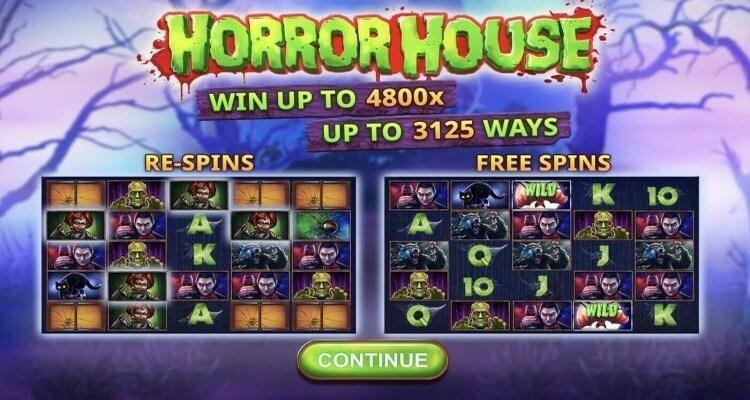 Horror House gokkast free spins