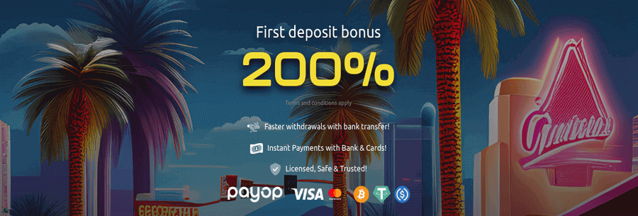 Stap 3 200% casino bonus claimen