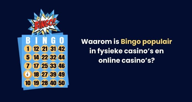 Bingo populair in casino's