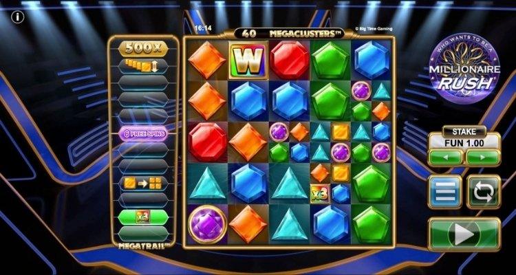 Millionaire Rush Megaclusters Feature
