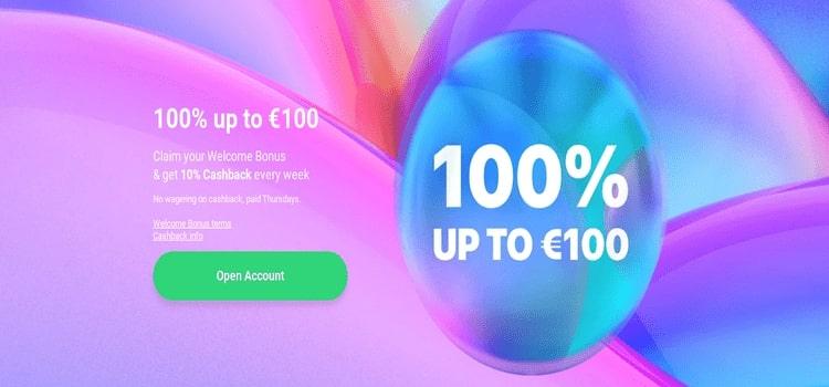 Welkomstbonus Dreamz Casino