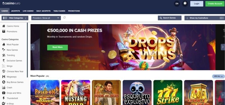 CasinoEuro | Beste Online Casino Reviews | mobiel casino spelen