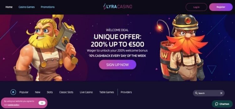 Lyra Casino | Beste Online Casino Reviews | mobiel casino spelen