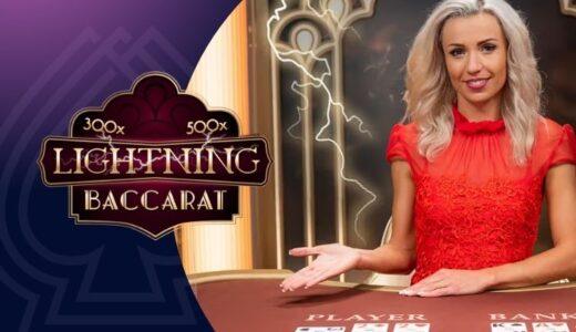 lightning baccarat van Evolution