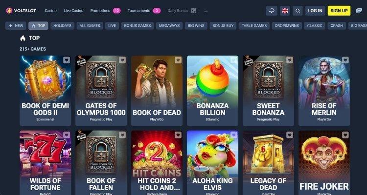 Voltslot casino online spellen
