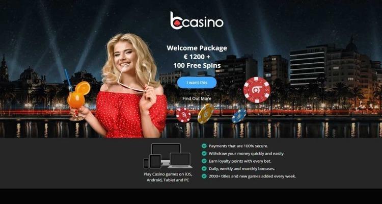 bCasino welkomstbonus